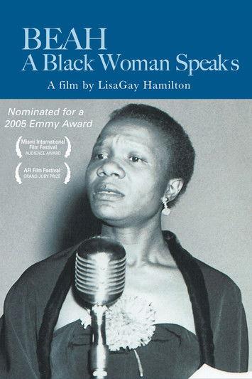Beah: A Black Woman Speaks 2004 official movie poster