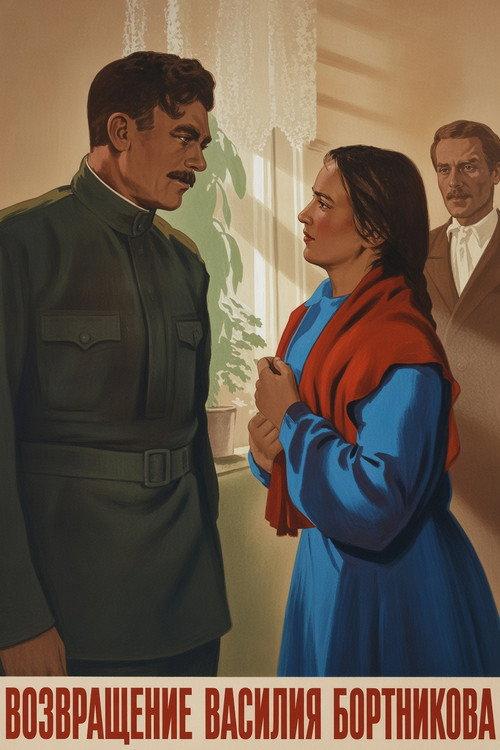 The Return of Vasili Bortnikov 1953 official movie poster