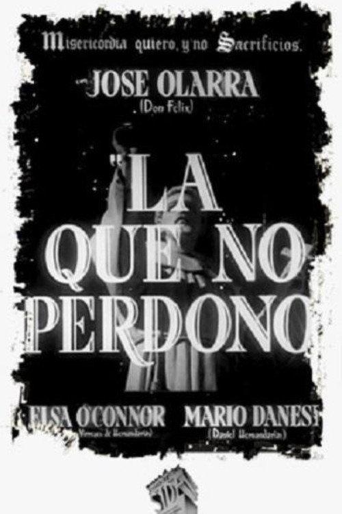 La que no perdonó 1938 official movie poster