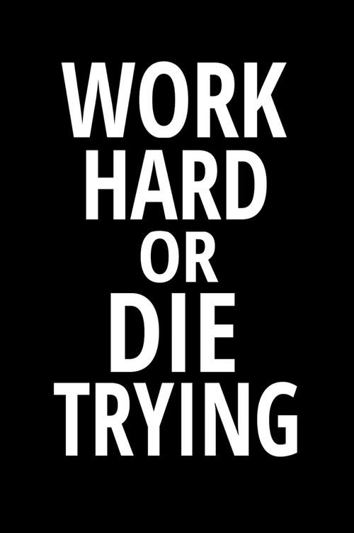 Work Hard or Die Trying 2024 official movie poster