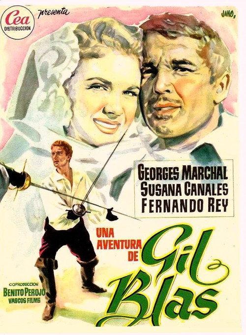 The Adventures of Gil Blas 1956 official movie poster