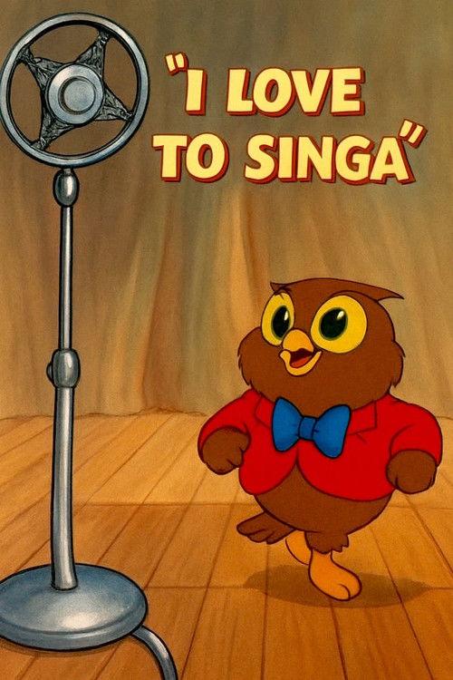 I Love to Singa 1936 official movie poster