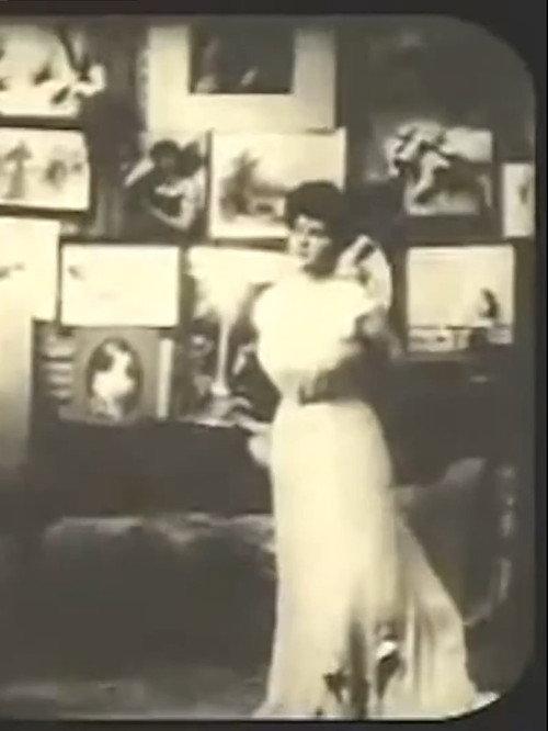 The Fate of the Artist's Model 1903 official movie poster