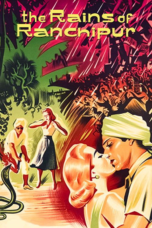 The Rains of Ranchipur 1955 official movie poster