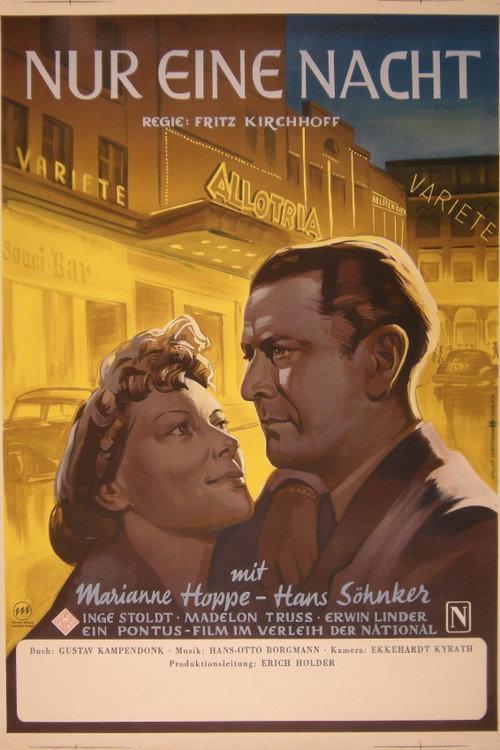 Nur eine Nacht 1950 official movie poster