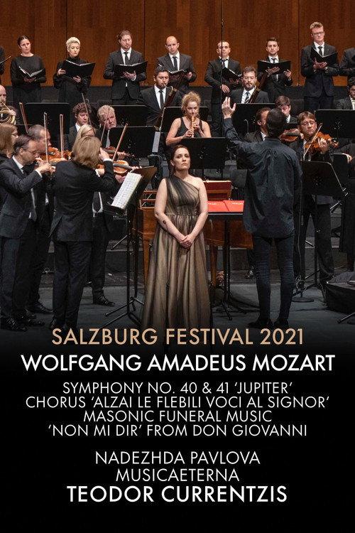 Salzburg Festival 2021: Currentzis conducts Mozart 2021 official movie poster