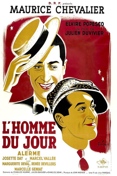The Man of the Day 1937 official movie poster