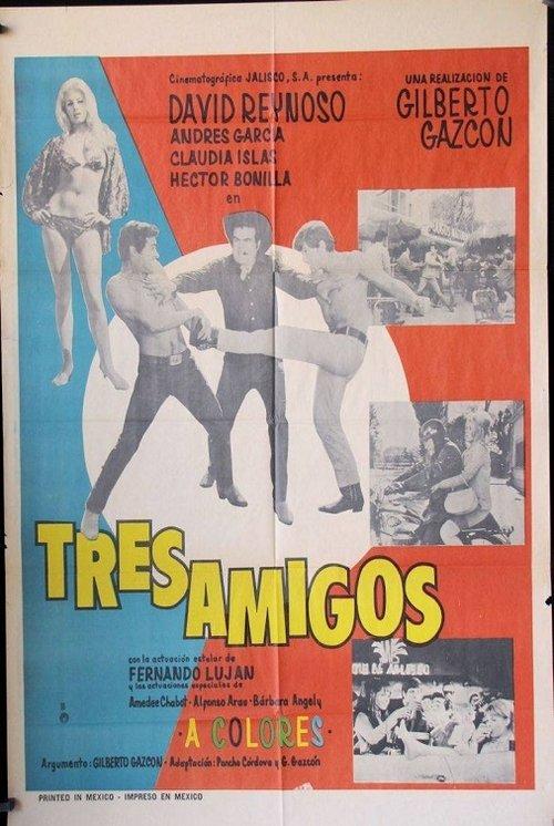Tres amigos 1970 official movie poster