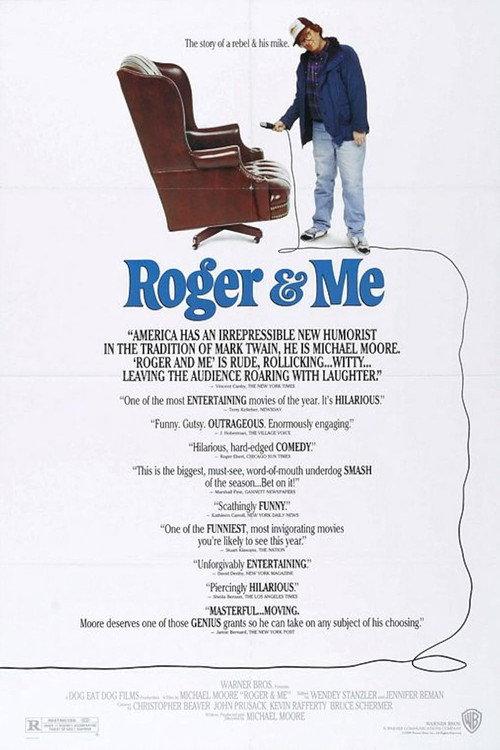 Roger & Me 1989 official movie poster