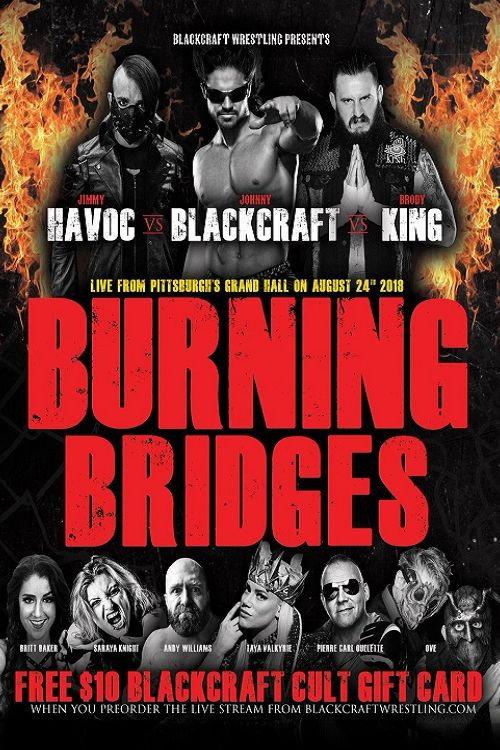 Blackcraft Wrestling: Burning Bridges 2018 official movie poster