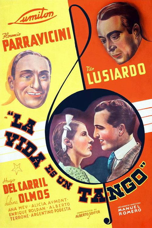 La vida es un tango 1939 official movie poster