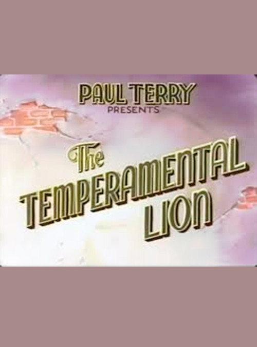 The Temperamental Lion 1940 official movie poster