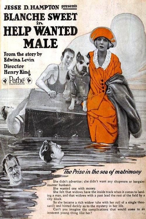 Help Wanted - Male 1920 official movie poster