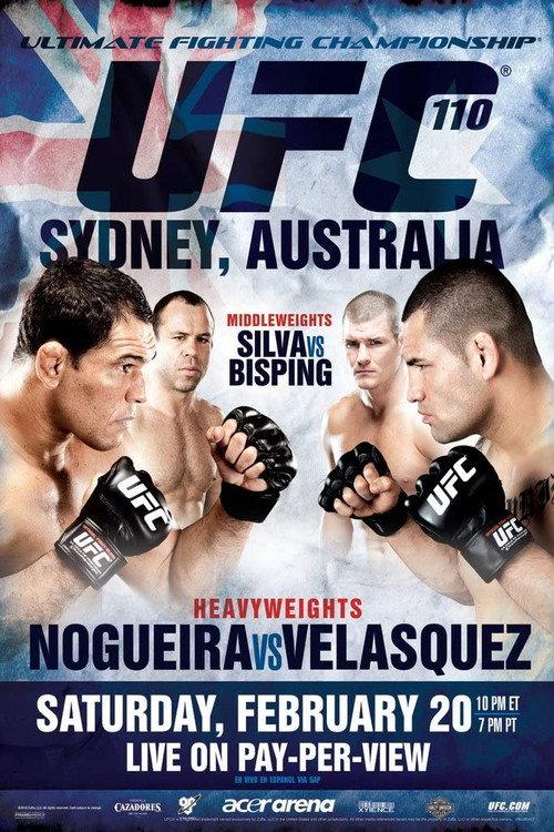 UFC 110: Nogueira vs. Velasquez 2010 official movie poster