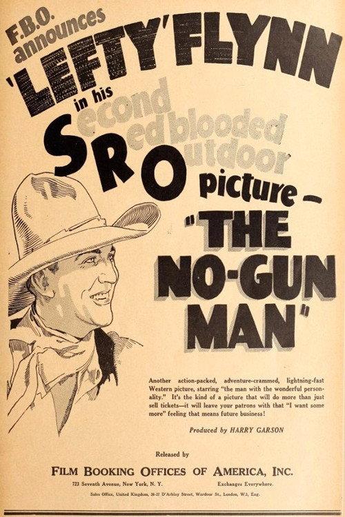 The No-Gun Man 1924 official movie poster