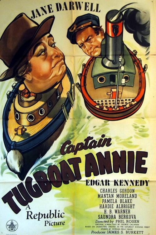Captain Tugboat Annie 1945 official movie poster