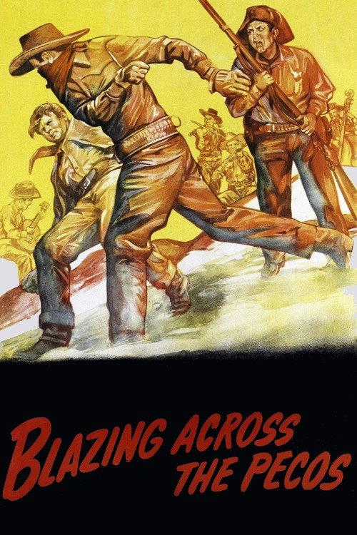 Blazing Across the Pecos 1948 official movie poster