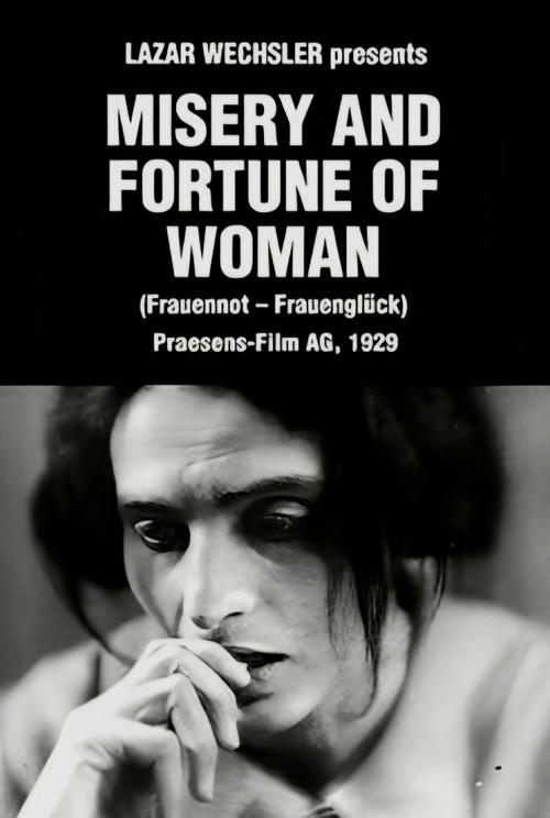 Misery and Fortune of Woman 1930 official movie poster