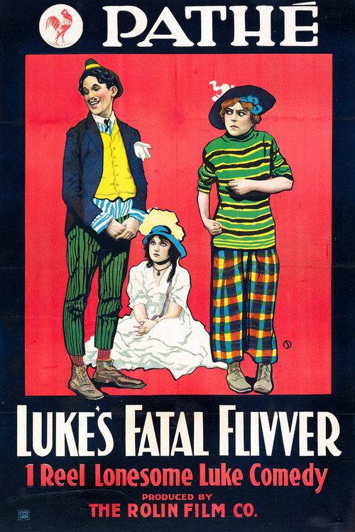Luke's Fatal Flivver 1916 official movie poster