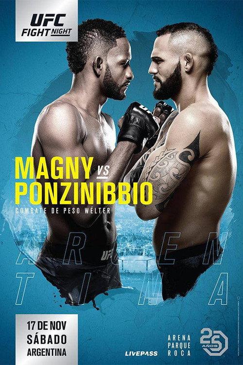 UFC Fight Night 140: Magny vs. Ponzinibbio 2018 official movie poster