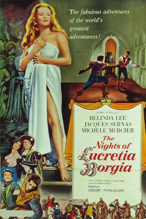 The Nights of Lucretia Borgia 1959 official movie poster
