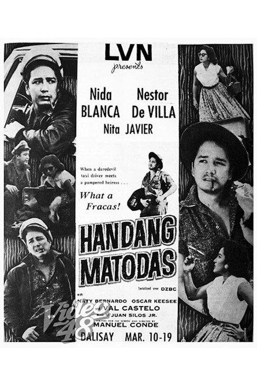 Handang Matodas 1956 official movie poster