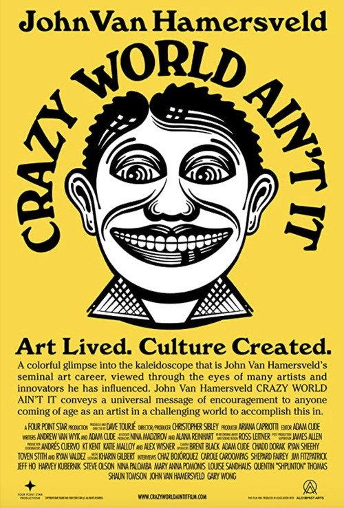 John Van Hamersveld Crazy World Ain't It 2020 official movie poster