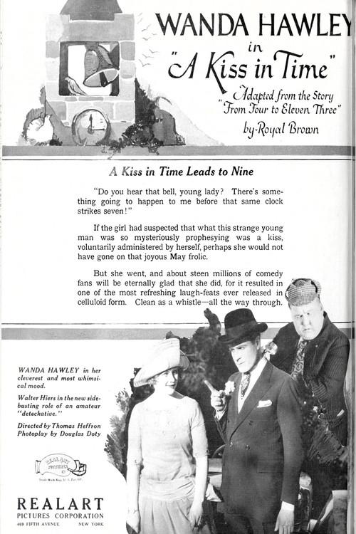 A Kiss in Time 1921 official movie poster