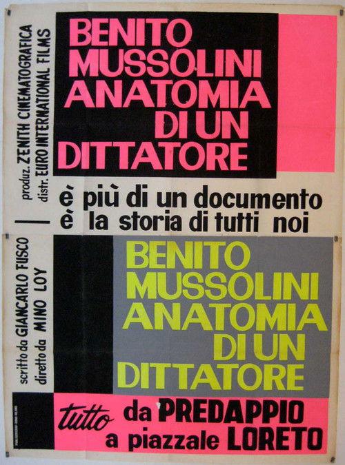 Benito Mussolini: Anatomy of a Dictator 1962 official movie poster