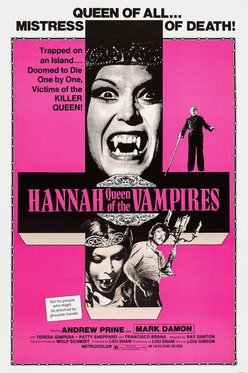 Hannah, Queen of the Vampires 1973 official movie poster