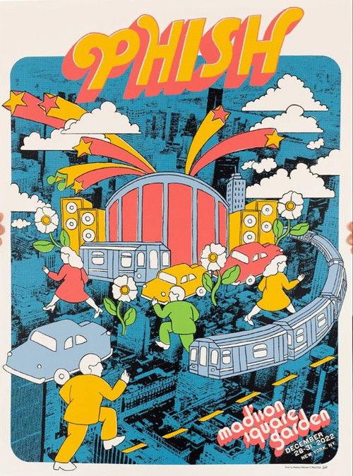 Phish 2022-12-31 Madison Square Garden, New York, NY 2022 official movie poster