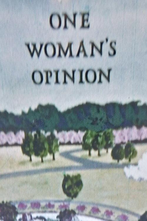 One Woman's Opinion 1961 official movie poster