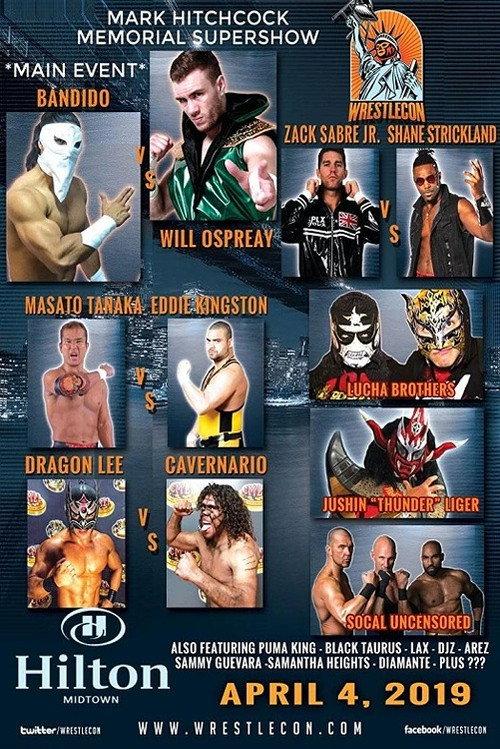 WrestleCon Mark Hitchcock Memorial SuperShow 2019 2019 official movie poster