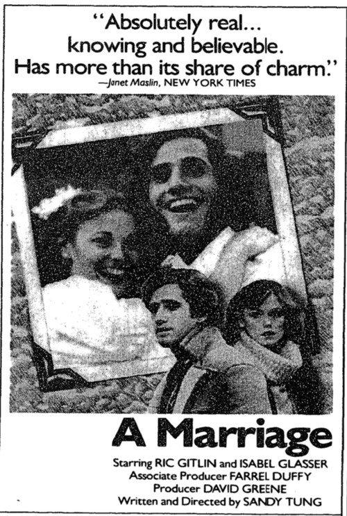 A Marriage 1983 official movie poster