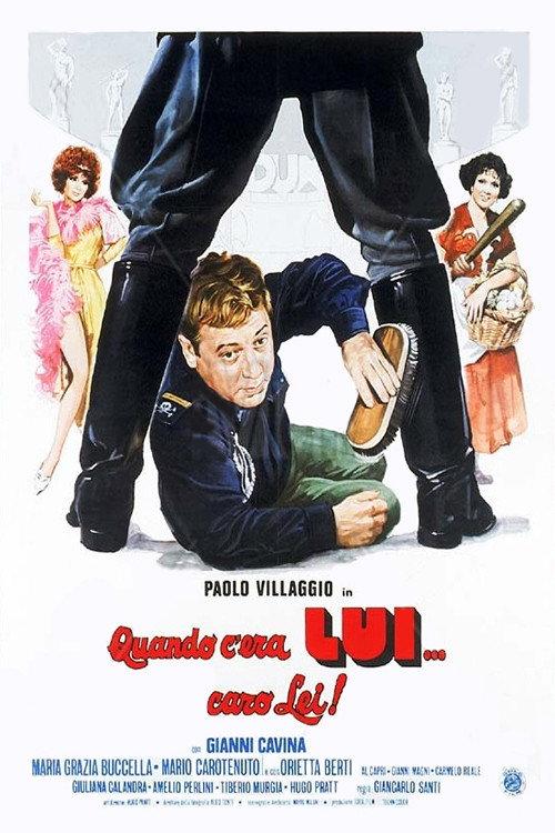 Quando c'era lui... caro lei! 1978 official movie poster