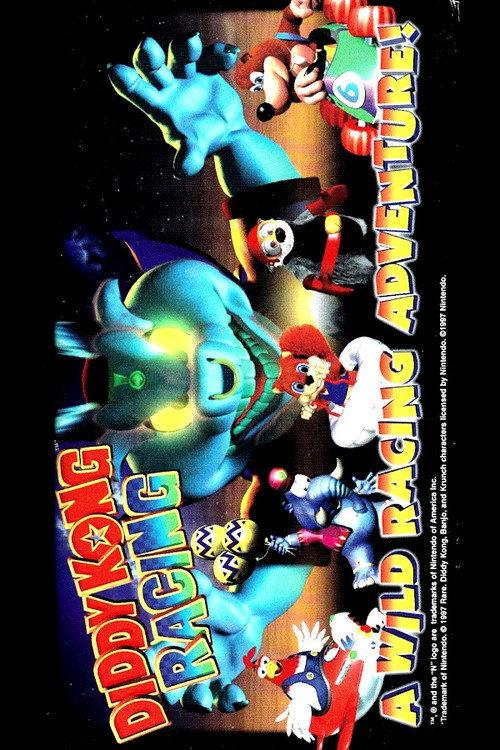 Diddy Kong Racing: A Wild Racing Adventure! 1997 official movie poster