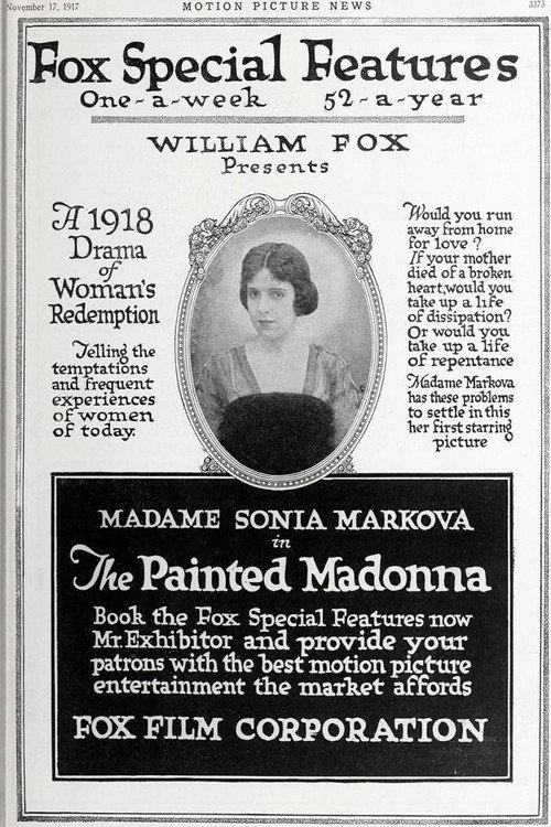 The Painted Madonna 1917 official movie poster