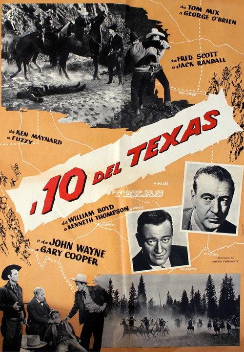 The 10 from Texas 1961 official movie poster