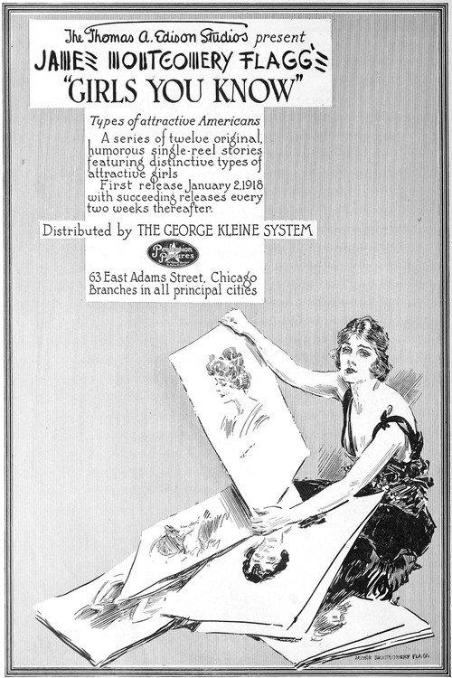The Matinee Girl 1918 official movie poster