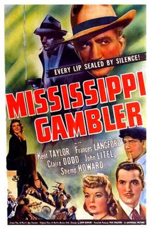 Mississippi Gambler 1942 official movie poster