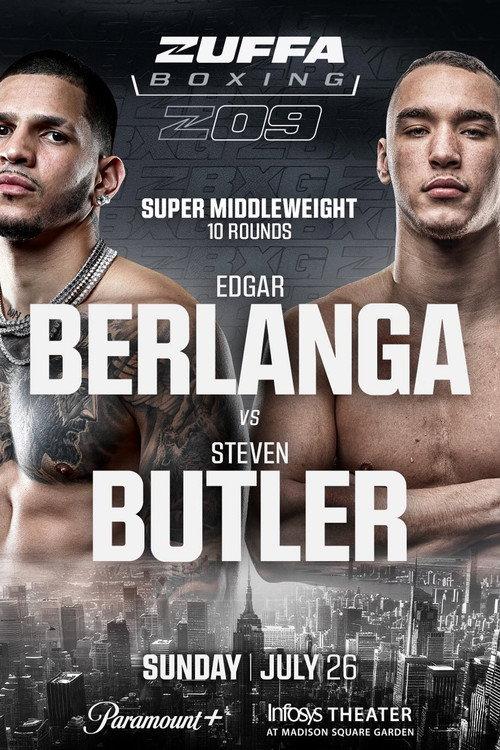 Zuffa Boxing 09 2026 official movie poster