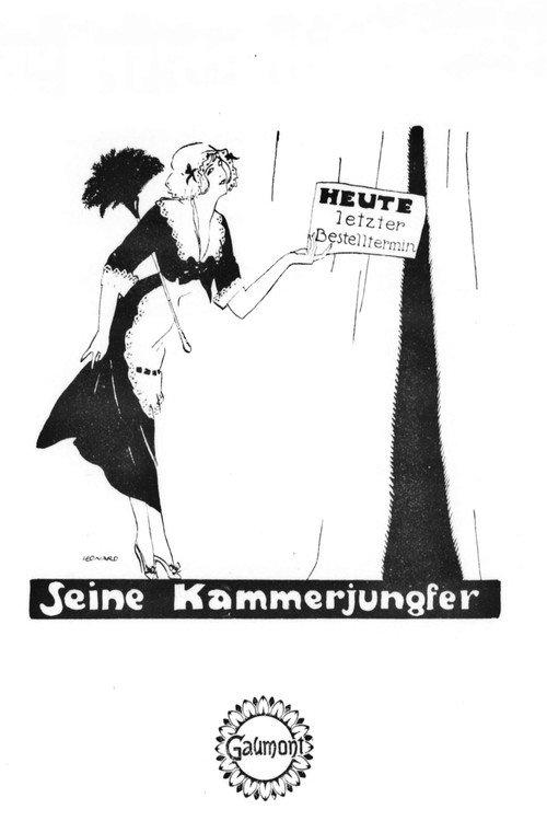 Seine Kammerjungfer 1913 official movie poster