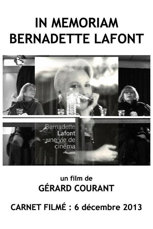 In Memoriam Bernadette Lafont 2013 official movie poster