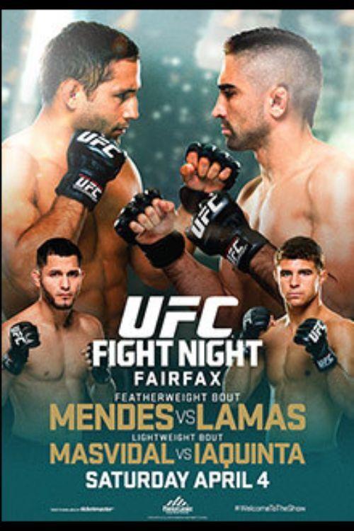 UFC Fight Night 63: Mendes vs. Lamas 2015 official movie poster
