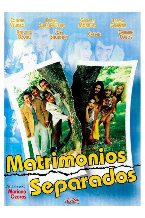 Matrimonios separados 1969 official movie poster