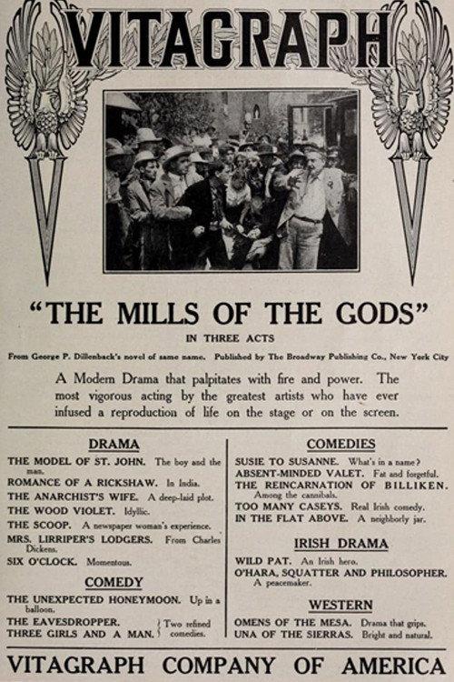 The Mills of the Gods 1912 official movie poster