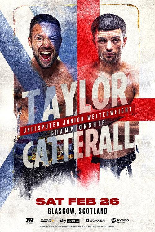 Josh Taylor vs. Jack Catterall 2022 official movie poster