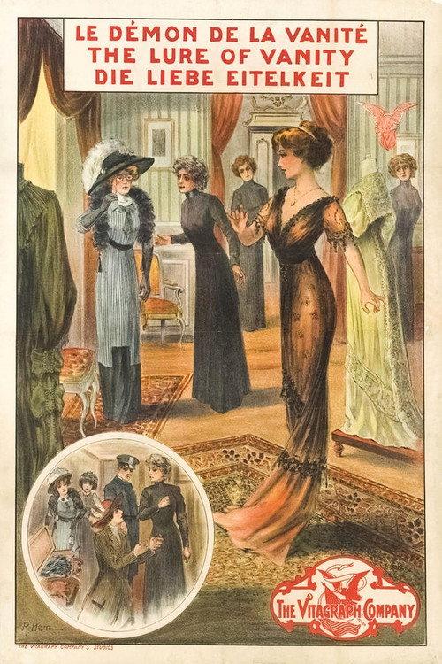 The Lure of Vanity 1911 official movie poster