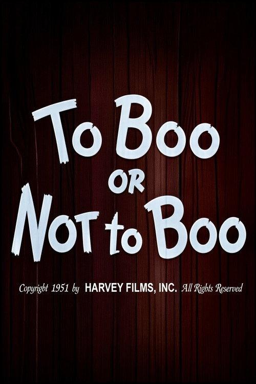 To Boo or Not to Boo 1951 official movie poster