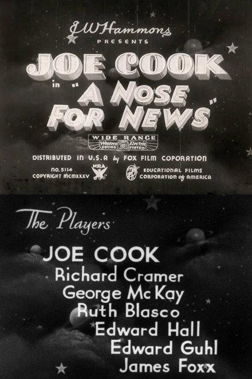 A Nose for News 1935 official movie poster